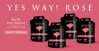 Yes Way Rose Grand Banker Wine 3L 4-Pack